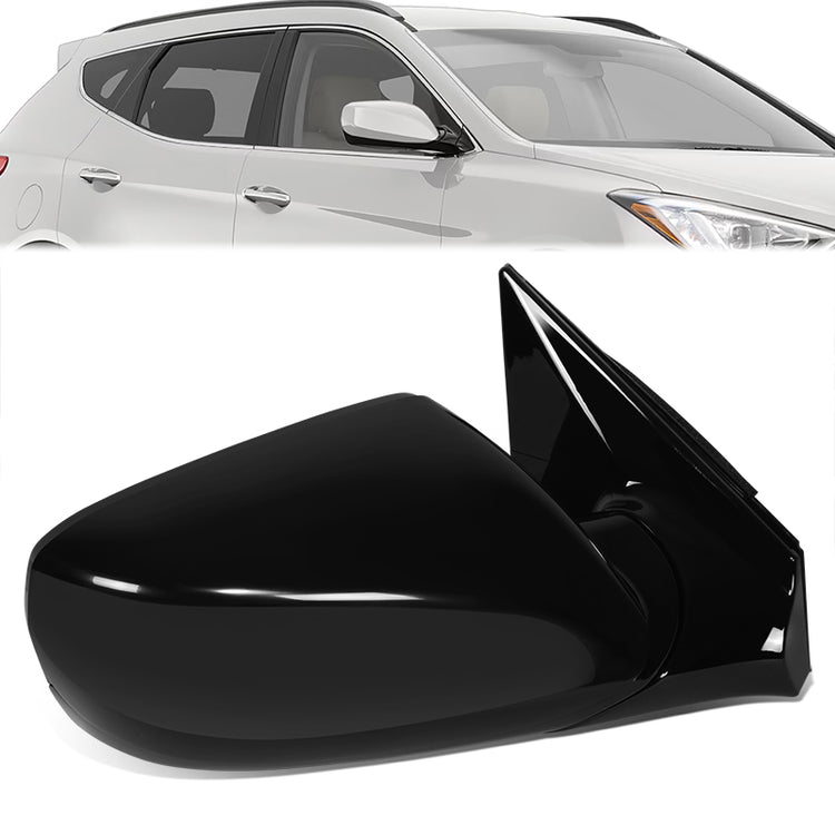 RETROVISOR MIRROR - OE STYLE - HYUNDAI SANTA FE SPORT 2013-2016 - WITH POWER WITH HEATED GLASS - PASSENGER RIGHT SIDE - BLACK