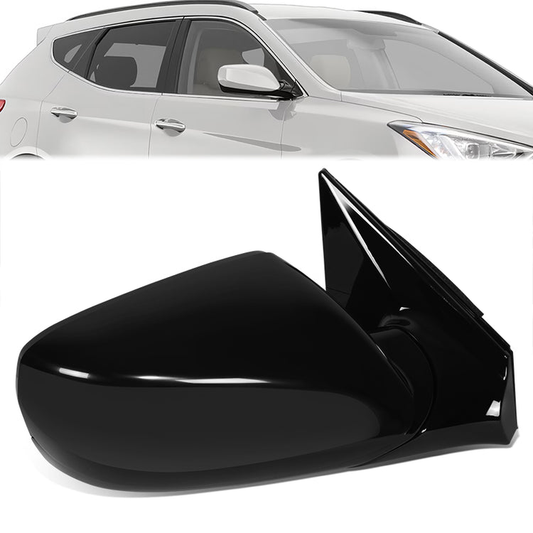 RETROVISOR MIRROR - OE STYLE - HYUNDAI SANTA FE SPORT 2013-2016 - WITH POWER WITH HEATED GLASS - PASSENGER RIGHT SIDE - BLACK