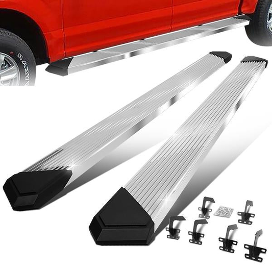 ESTRIBOS 6"- 19-20 DODGE RAM 1500 - CREW CAB - CHROME / BLACK