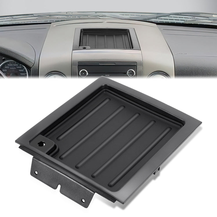 nan CENTER BEZEL PANEL TRIM TRAY - 04-08 FORD F-150 - WITH AUX INPUT