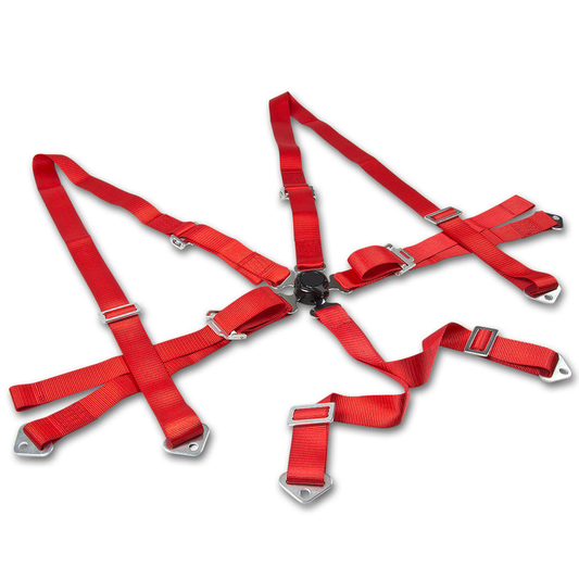 CINTURON DE SEGURIDAD 6PT - CAMLOCK - 3.00" - RED - L1-1 / MA2-1-1
