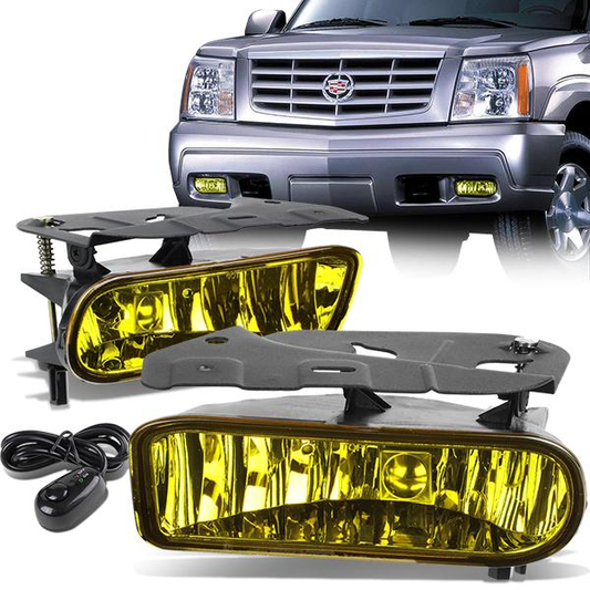 FAROS DE NIEBLA 02-06 CADILLAC ESCALADE - WITH SWITCH - 899 BULB - AMBER