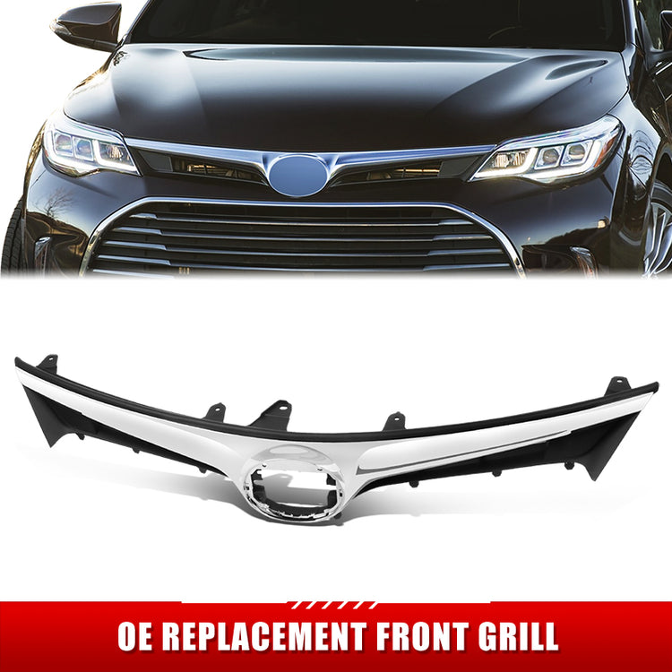 PARRILLA GRILLE - TY AVALN '13-'15/'16-'18/ GRILLE ASS'Y '16-18/ MAT-BLACK W/CHROME MLDG/ W/O PRE-COLLISION SYSTEM//PARTS.NO,TO1200413//OEM NO,5310107090