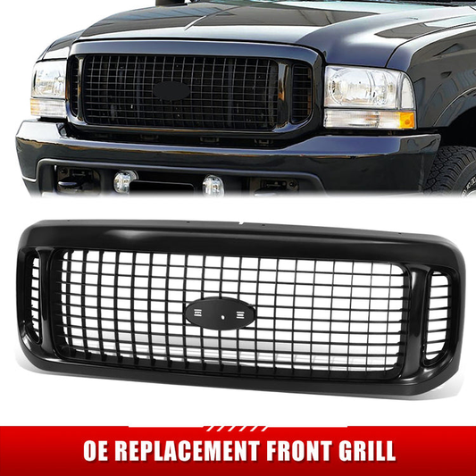 PARRILLA GRILLE - FD F350 '99-'04/EXCSON '00-'05/ GRILLE ASS'Y '00-'04/ DARK GRAY W/BLACK FRAME/ (EXCURSION)/ (FO1200449=FO1200452)//PARTS.NO,FO1200449//OEM NO,1C7Z8200BAA