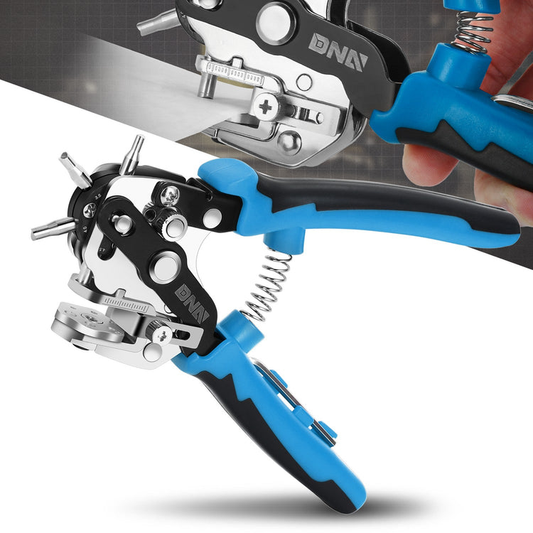 HERRAMIENTAS FUNCTION HOLE PUNCH 6 IN 1 BLUE