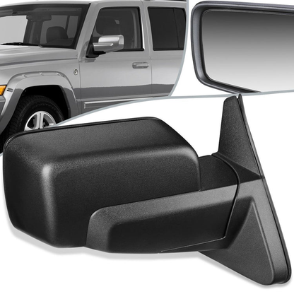 RETROVISOR MIRROR - OEM - 06-10 JEEP COMMANDER - POWERED - HEATED - TEXTURED - BLACK - RIGHT