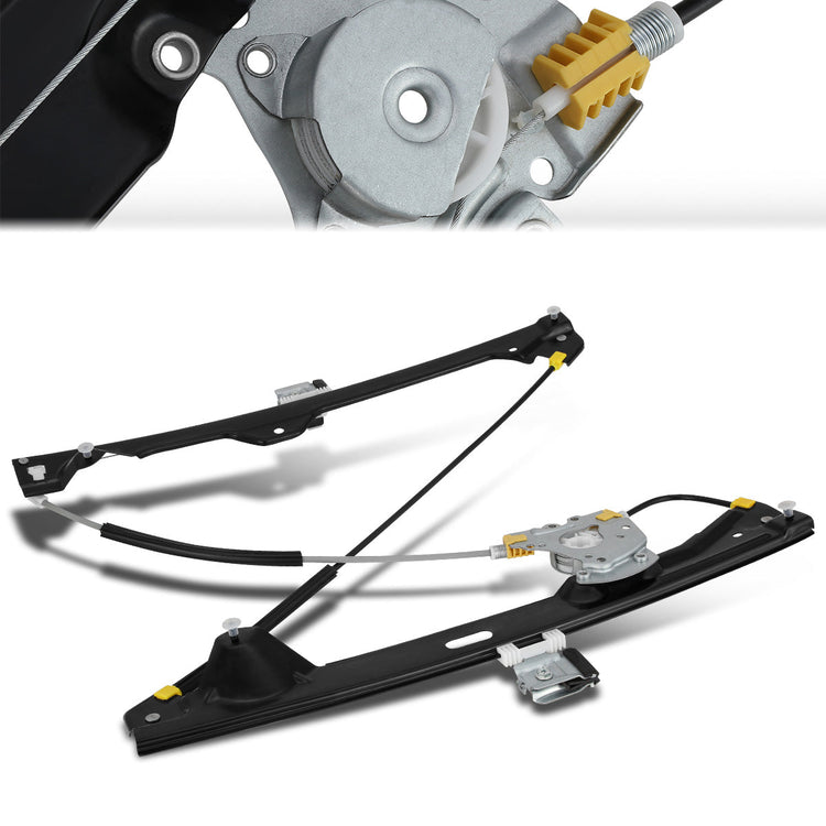 REGULADOR DE VENTANA WINDOW MOTORS & REGULATORS - METALLIC - 07-14 CADILLAC ESCALADE CHEVY SILVERADO SUBURBAN GMC SIERRA YUKON - METALLIC - BARE STEEL/PLASTIC