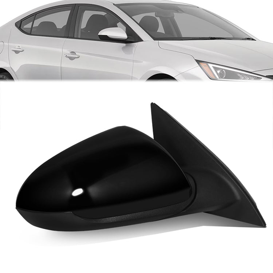 RETROVISOR MIRROR - OE STYLE - HYUNDAI ELANTRA GT 18-20 - WITH POWER - PASSENGER SIDE - PAINT TO MATCH - BLACK