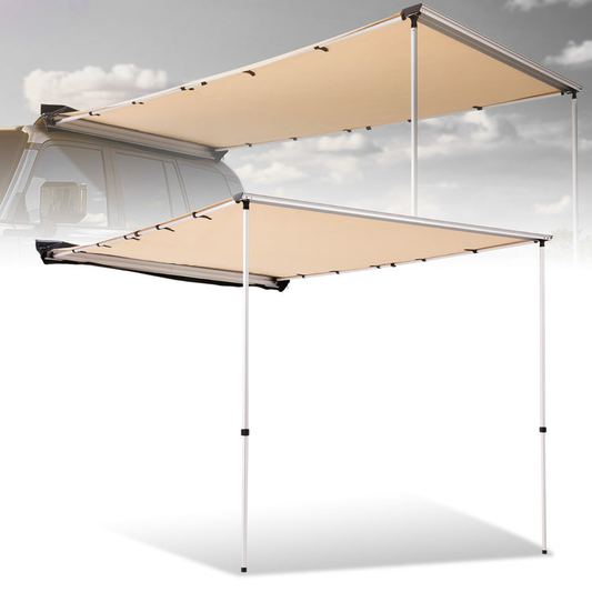PORTAEQUIPAJE CAR SIDE AWNING - ANY VEHICLE WITH ROOF RAILS / RACK / CARGO BASKET THAT CAN MOUNT A 6.5' LONG BAR