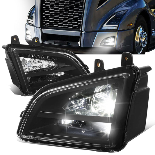 FAROS DE NIEBLA 18-22 VOLVO VNL - REFLECTOR - FULL LED - BLACK