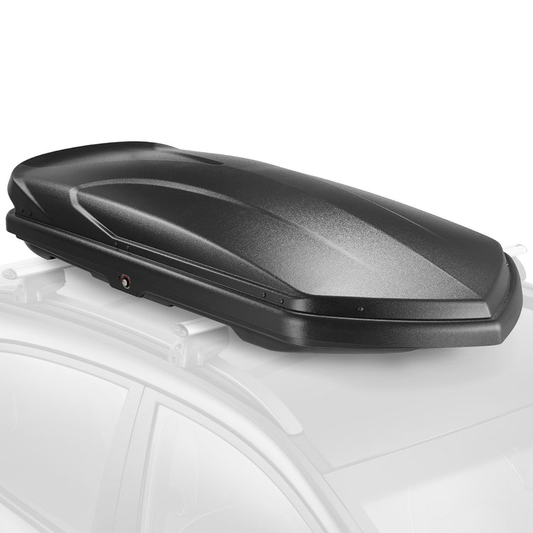 PORTAEQUIPAJE ROOF BOX - FITS VEHICLES WITH CROSS BARS - 420L 72INCH LENGTH - MATT BLACK
