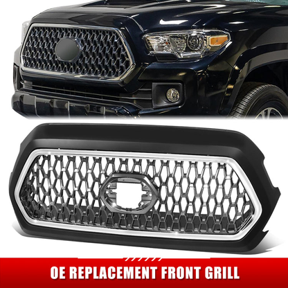 PARRILLA GRILLE - TY TACMA '16-'19/20-ON/ GRILLE ASS'Y 18-19/ CHROME/BLACK/ W/CHROME FRAME/ (TRD/SPORT)//PARTS.NO,TO1200476//OEM NO,5310104040C0