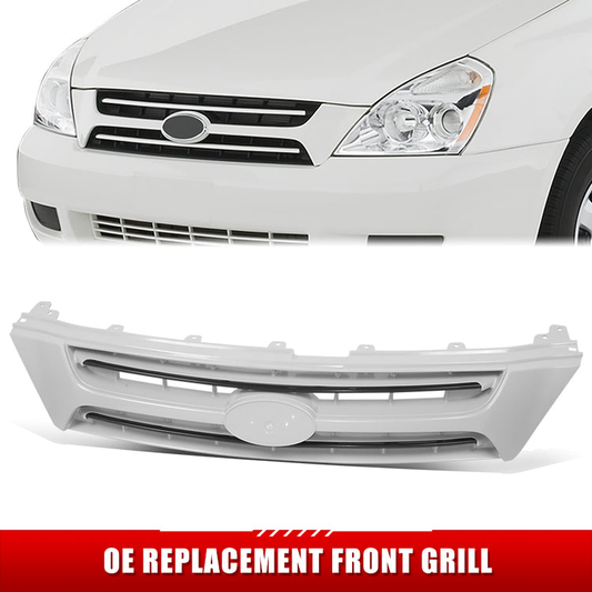 PARRILLA GRILLE - KA  SEDNA '06-'14/ GRILLE ASS'Y 06-10/ UPPER GRAY/BLACK/ W/O SPORT PKG (LX MODEL)//PARTS.NO,KI1200123//OEM NO,863504D100
