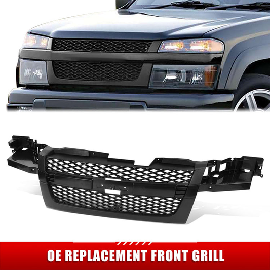 PARRILLA GRILLE - CV COLORD/CAYN '04-'13/ GRILLE ASS'Y/ W/TEXTURED MAT-GRAY/ W/O MOULDING/ (ONLY GRILLE)  (2PC TYPE)/(LS/LT) (COLORADO)//PARTS.NO,GM1200560//OEM NO,12335790