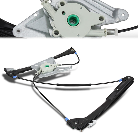 REGULADOR DE VENTANA WINDOW MOTORS & REGULATORS - METALLIC - 96-02 AUDI A4/02 AUDI RS4/00-02 AUDI S4 - METALLIC - BARE STEEL/PLASTIC