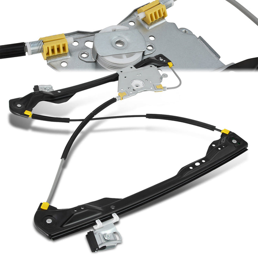 REGULADOR DE VENTANA WINDOW MOTORS & REGULATORS - METALLIC - 00-07 FORD FOCUS - METALLIC - BARE STEEL/PLASTIC