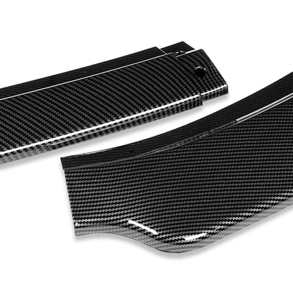 LIP FRONTAL 14-16 LEXUS IS250, 1S350 - REQUIRES DRILLING BUMPER FOR INSTALLATION - 3PC - CARBON FIBER LOOK