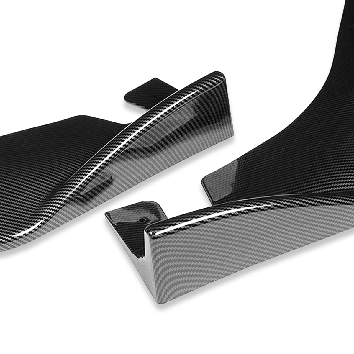 LIP FRONTAL 14-16 LEXUS IS250, 1S350 - REQUIRES DRILLING BUMPER FOR INSTALLATION - 3PC - CARBON FIBER LOOK