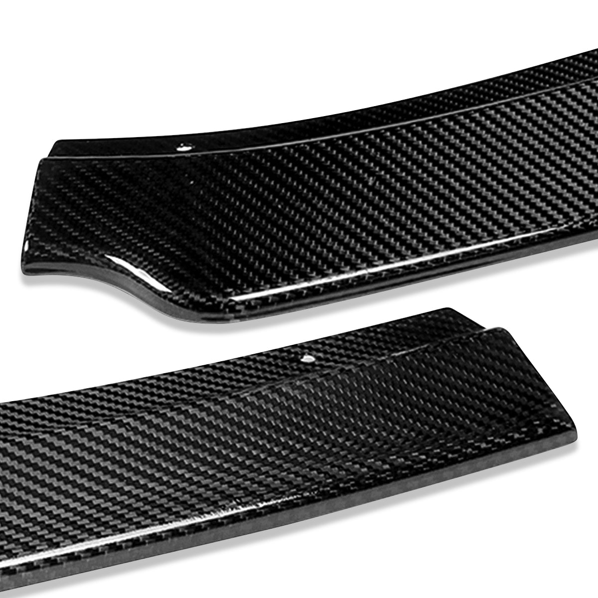 LIP FRONTAL 14-16 LEXUS IS250, 1S350 - REQUIRES DRILLING BUMPER FOR INSTALLATION - 3PC - REAL CARBON FIBER
