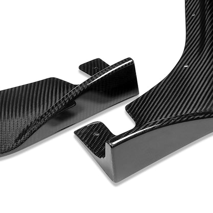 LIP FRONTAL 14-16 LEXUS IS250, 1S350 - REQUIRES DRILLING BUMPER FOR INSTALLATION - 3PC - REAL CARBON FIBER