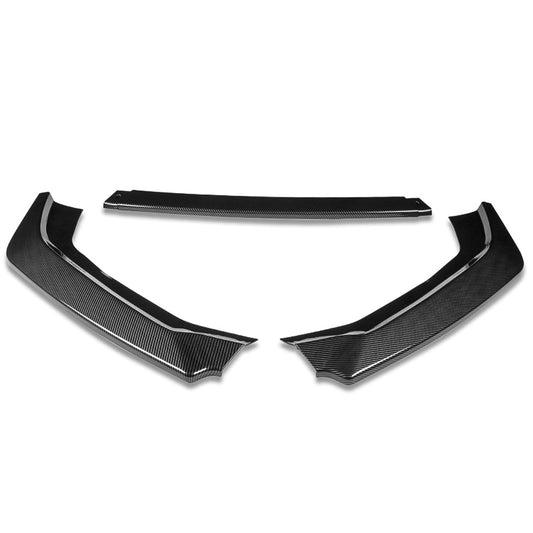 LIP FRONTAL 13-16 SCION FRS - REQUIRES DRILLING BUMPER FOR INSTALLATION - 3PC - CARBON FIBER LOOK