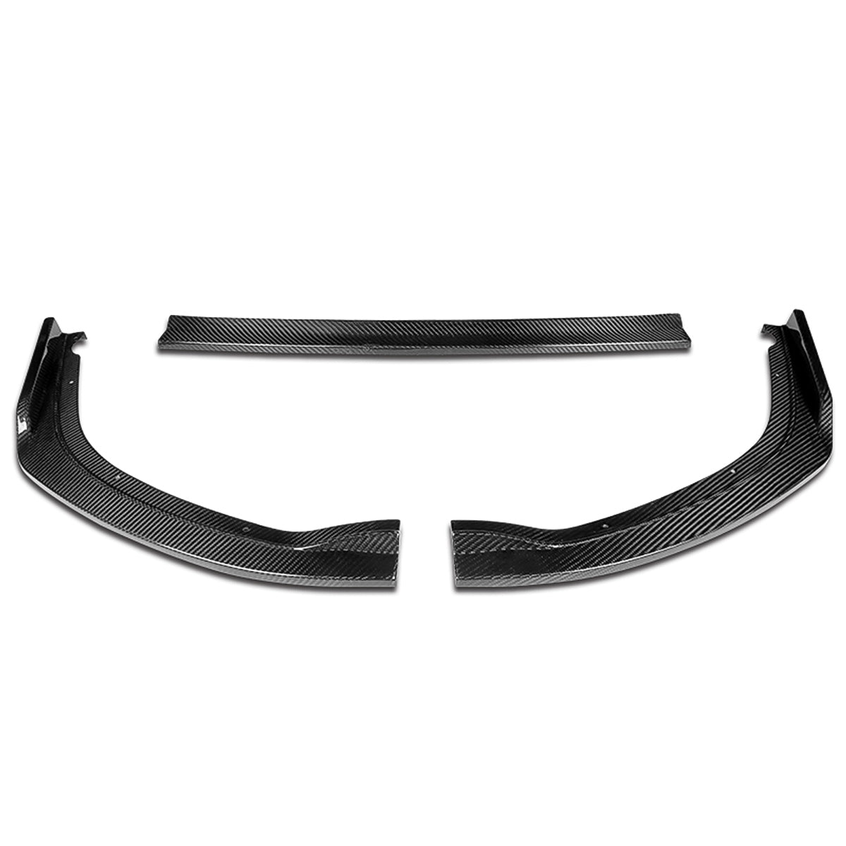 LIP FRONTAL 11-14 SUBARU WRX, WRX STI - REQUIRES DRILLING BUMPER FOR INSTALLATION - 3PC - REAL CARBON FIBER