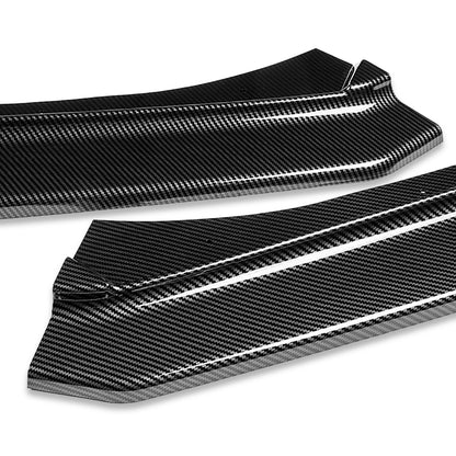 LIP FRONTAL 17-20 SUBARU BRZ - REQUIRES DRILLING BUMPER FOR INSTALLATION - 3PC - CARBON FIBER LOOK