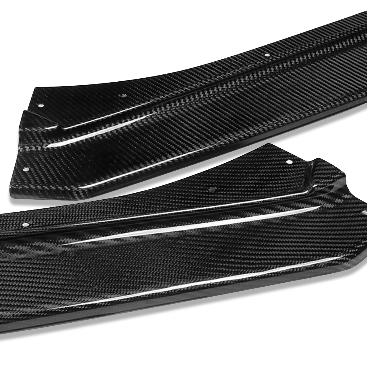 LIP FRONTAL 17-20 SUBARU BRZ - REQUIRES DRILLING BUMPER FOR INSTALLATION - 3PC - REAL CARBON FIBER