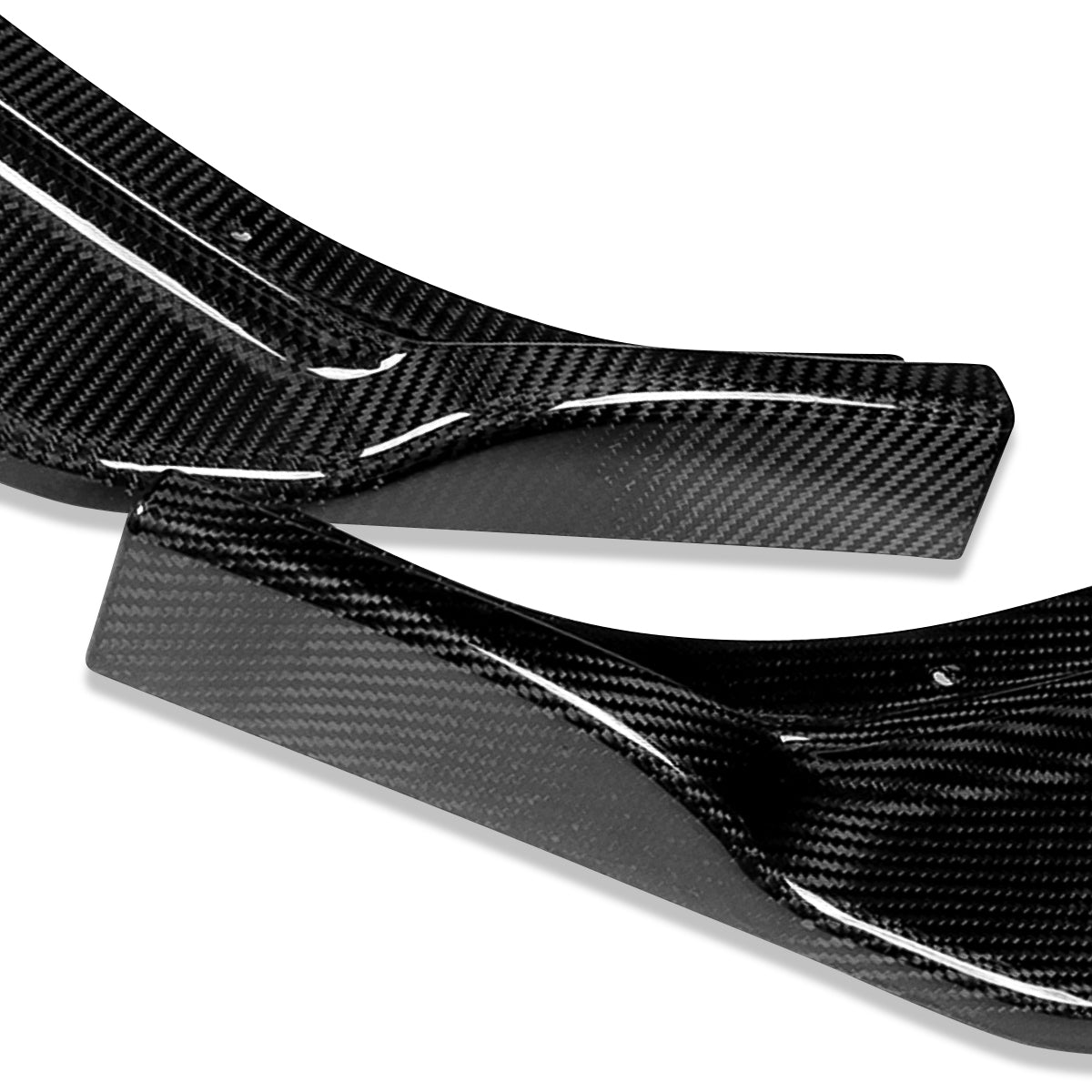 LIP FRONTAL 17-20 SUBARU BRZ - REQUIRES DRILLING BUMPER FOR INSTALLATION - 3PC - REAL CARBON FIBER