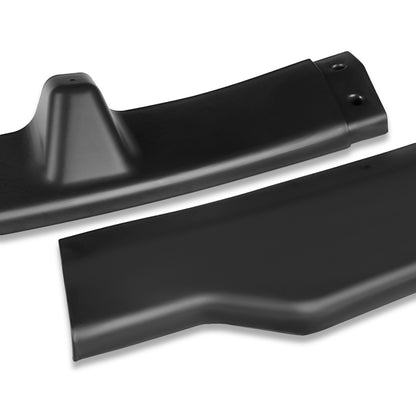 LIP FRONTAL 09-11 BMW - FITS ONLY 328I, 328I XDRIVE, 335D, 335I, 335 X DRIVE SEDAN MODELS - DOES NOT FIT M3, M-TECH, AND M-SPORT BUMPERS - REQUIRES DRILLING BUMPER FOR INSTALLATION - 3PC - MATTE BLACK