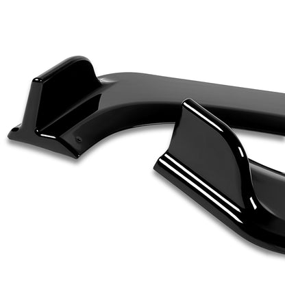 LIP FRONTAL 09-11 BMW - FITS ONLY 328I, 328I XDRIVE, 335D, 335I, 335 X DRIVE SEDAN MODELS - DOES NOT FIT M3, M-TECH, AND M-SPORT BUMPERS - REQUIRES DRILLING BUMPER FOR INSTALLATION - 3PC - PAINTED GLOSS BLACK