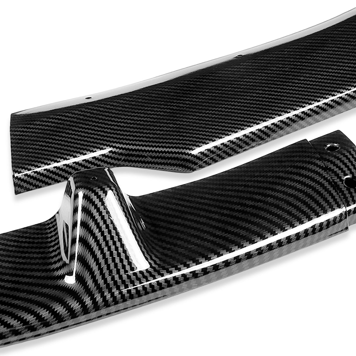 LIP FRONTAL 09-11 BMW - FITS ONLY 328I, 328I XDRIVE, 335D, 335I, 335 X DRIVE SEDAN MODELS - DOES NOT FIT M3, M-TECH, AND M-SPORT BUMPERS - REQUIRES DRILLING BUMPER FOR INSTALLATION - CARBON FIBER LOOK