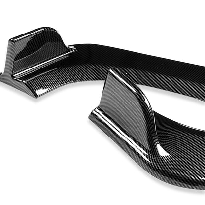 LIP FRONTAL 09-11 BMW - FITS ONLY 328I, 328I XDRIVE, 335D, 335I, 335 X DRIVE SEDAN MODELS - DOES NOT FIT M3, M-TECH, AND M-SPORT BUMPERS - REQUIRES DRILLING BUMPER FOR INSTALLATION - CARBON FIBER LOOK
