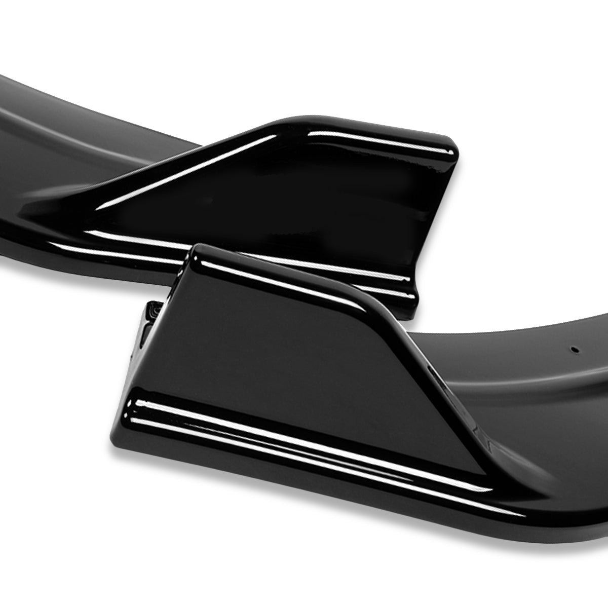 LIP FRONTAL 13-18 CHEVY MALIBU - REQUIRES DRILLING BUMPER FOR INSTALLATION - 3PC - PAINTED GLOSS BLACK