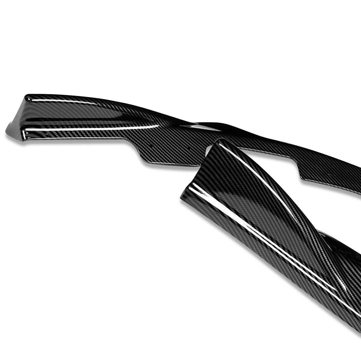 LIP FRONTAL 08-10 SUBARU IMPREZA WRX STI - REQUIRES DRILLING BUMPER FOR INSTALLATION - 3PC - CARBON FIBER LOOK