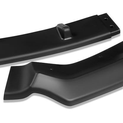 LIP FRONTAL 17-20 AUDI A3, S3 - FITS PREMIUM PLUS, S-LINE ONLY - REQUIRES DRILLING BUMPER FOR INSTALLATION - 3PC - MATTE BLACK