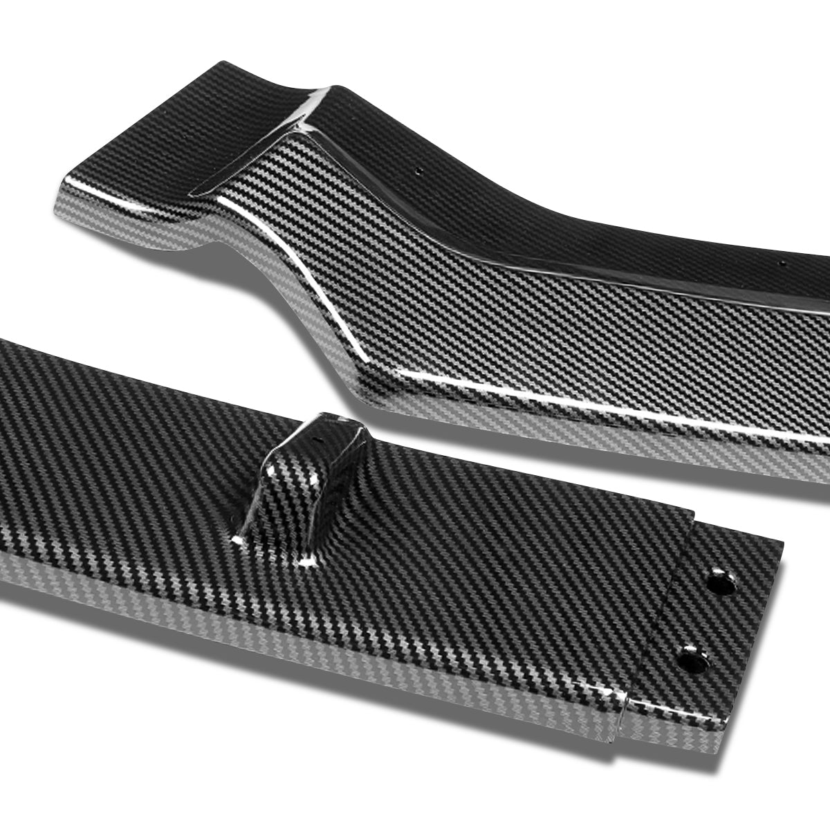 LIP FRONTAL 17-20 AUDI A3, S3 - FITS PREMIUM PLUS, S-LINE ONLY - REQUIRES DRILLING BUMPER FOR INSTALLATION 3PC- CARBON FIBER LOOK