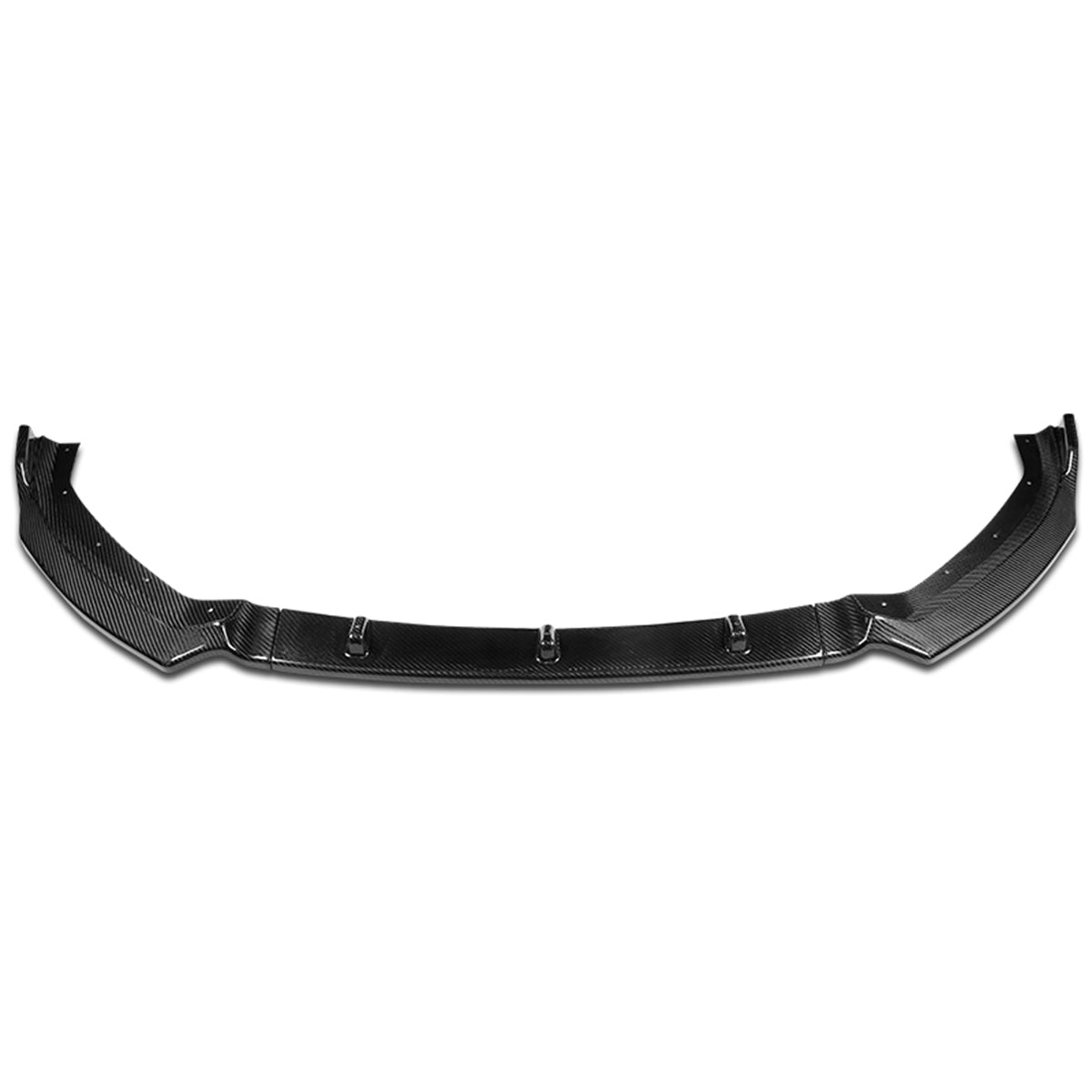 LIP FRONTAL 17-20 AUDI A3, S3 - FITS PREMIUM PLUS, S-LINE ONLY - REQUIRES DRILLING BUMPER FOR INSTALLATION - 3PC - REAL CARBON FIBER