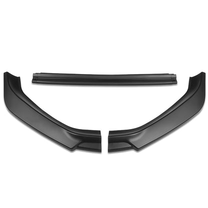 LIP FRONTAL 18-21 VOLKSWAGEN GOLF - DOES NOT FIT GTI, R, R-LINE - REQUIRES DRILLING BUMPER FOR INSTALLATION - 3 PC - MATTE BLACK