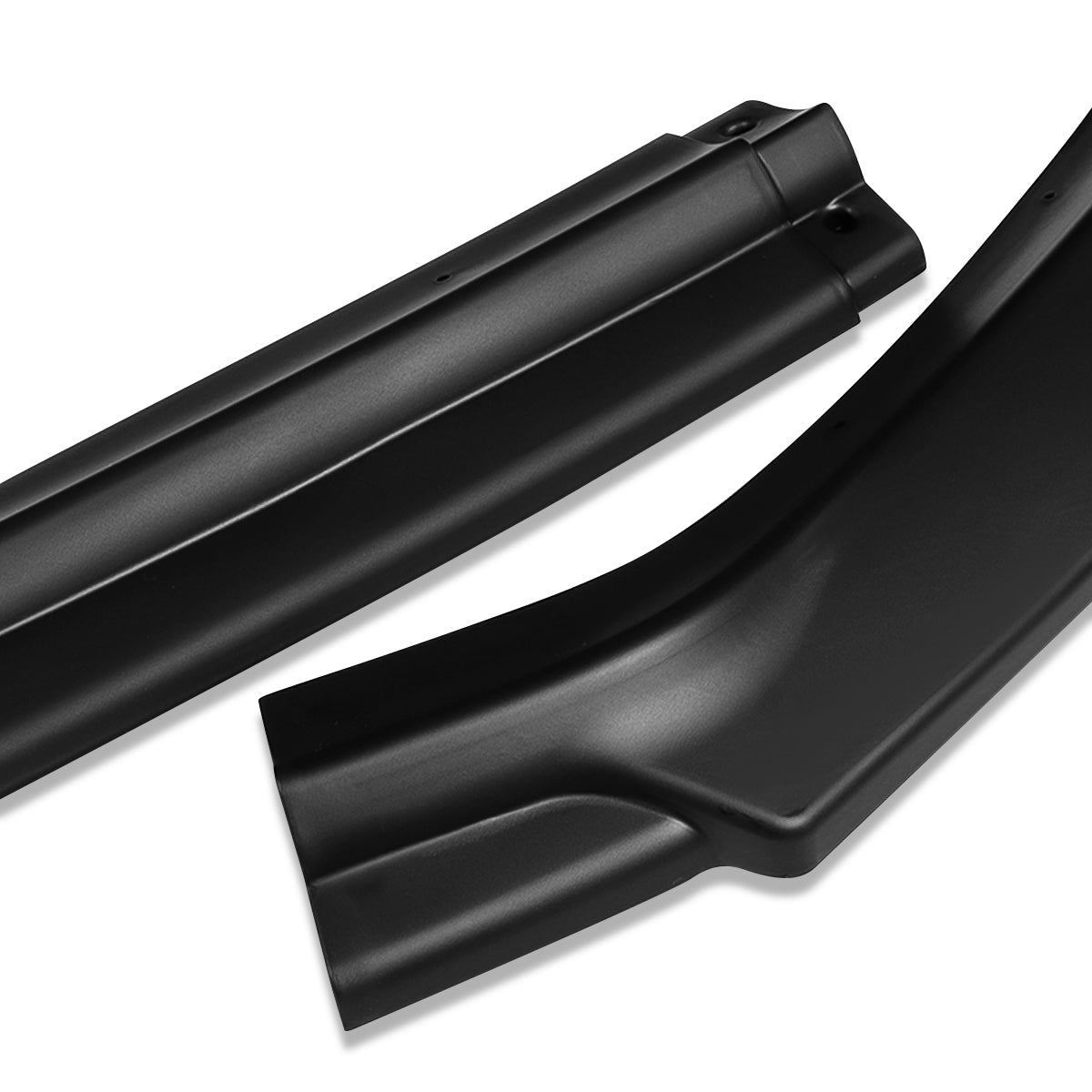LIP FRONTAL 18-21 VOLKSWAGEN GOLF - DOES NOT FIT GTI, R, R-LINE - REQUIRES DRILLING BUMPER FOR INSTALLATION - 3 PC - MATTE BLACK