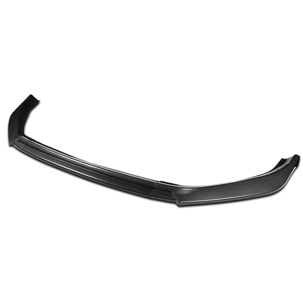LIP FRONTAL 18-21 VOLKSWAGEN GOLF - DOES NOT FIT GTI, R, R-LINE - REQUIRES DRILLING BUMPER FOR INSTALLATION - 3 PC - CARBON FIBER LOOK