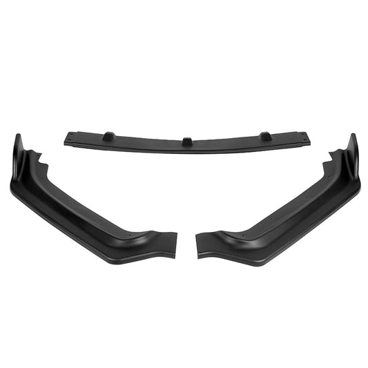 LIP FRONTAL 17-20 INFINITI Q60 COUPE - REQUIRES DRILLING BUMPER FOR INSTALLATION - 3PC - MATTE BLACK