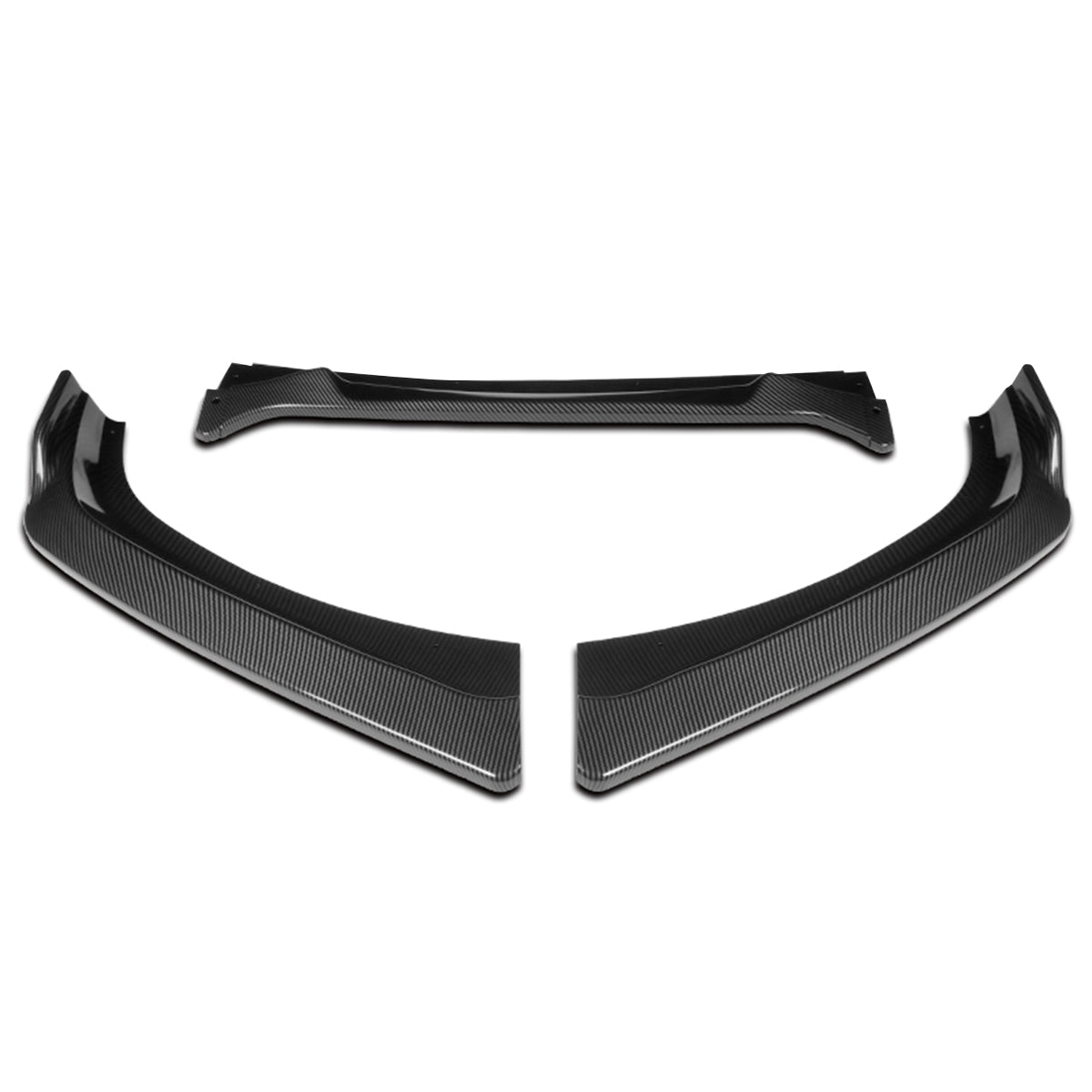 LIP FRONTAL 17-20 TOYOTA 86 - REQUIRES DRILLING BUMPER FOR INSTALLATION - 3PC - CARBON FIBER LOOK