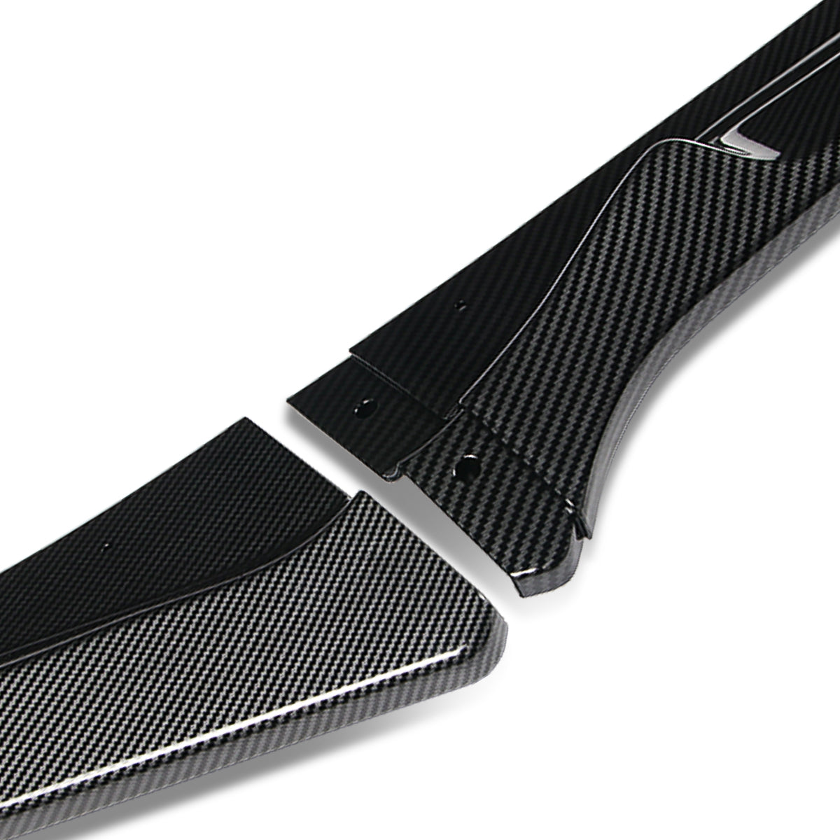 LIP FRONTAL 17-20 TOYOTA 86 - REQUIRES DRILLING BUMPER FOR INSTALLATION - 3PC - CARBON FIBER LOOK