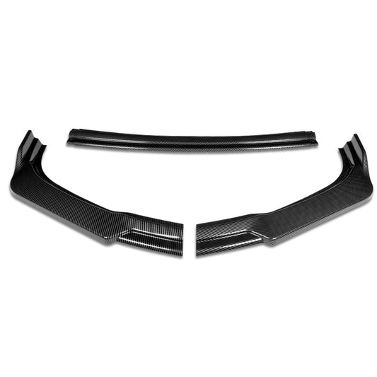 LIP FRONTAL 11-15 TOYOTA SIENNA - DOES NOT FIT SE SPORT MODELS - REQUIRES DRILLING BUMPER FOR INSTALLATION - 3PC - CARBON FIBER LOOK