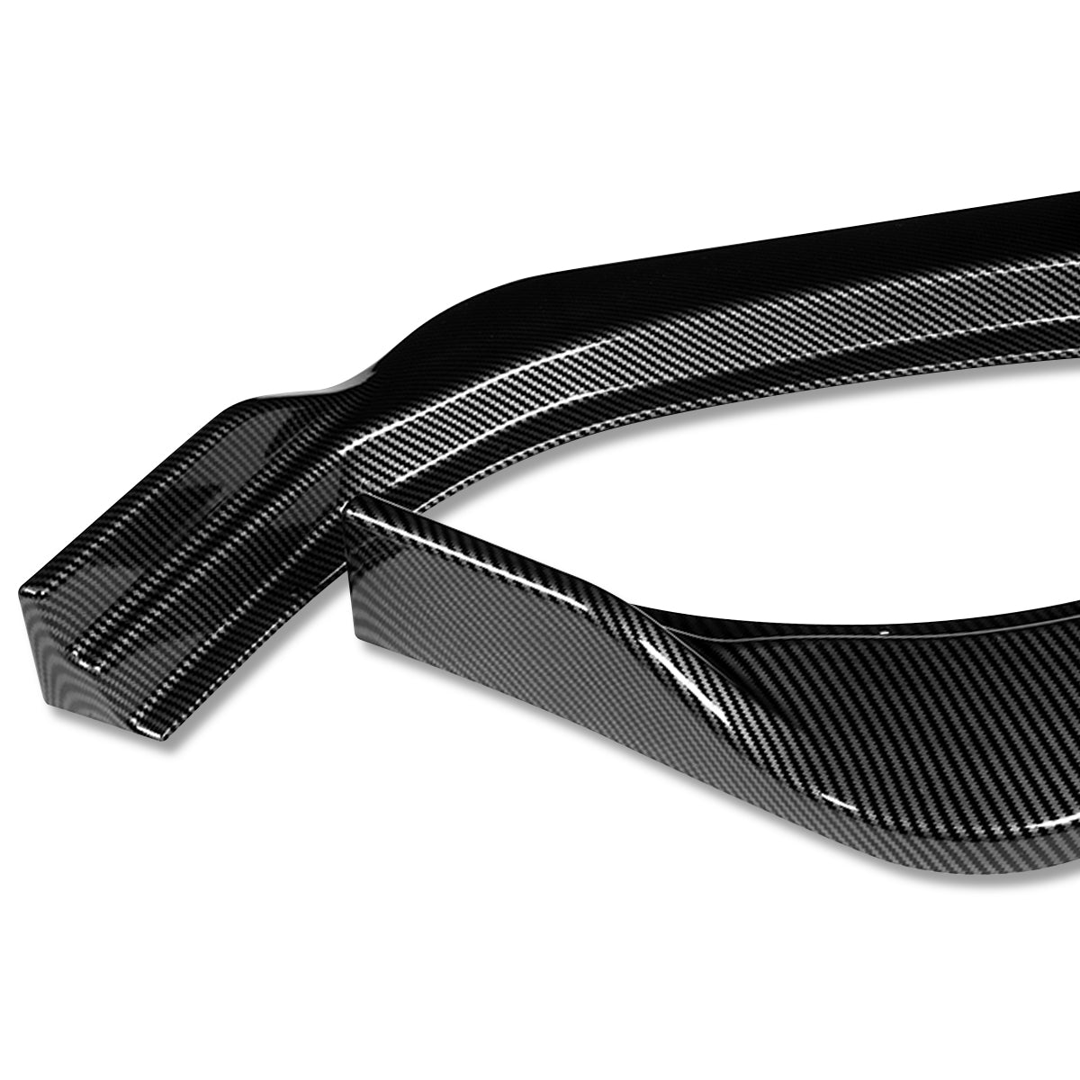 LIP FRONTAL 11-15 TOYOTA SIENNA - DOES NOT FIT SE SPORT MODELS - REQUIRES DRILLING BUMPER FOR INSTALLATION - 3PC - CARBON FIBER LOOK