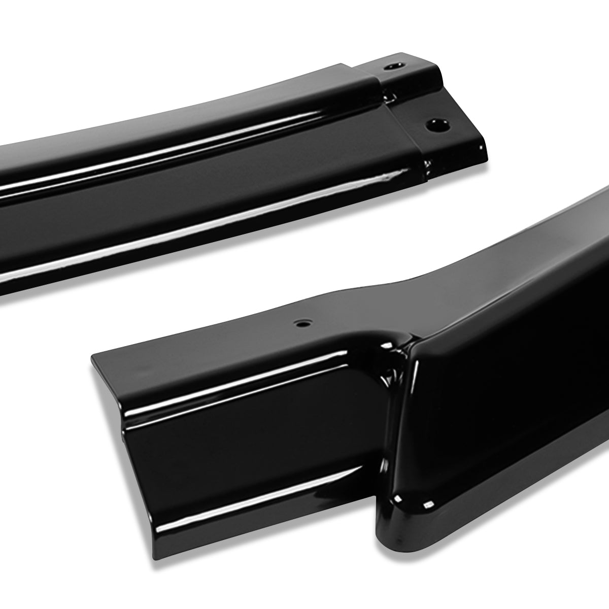 LIP FRONTAL 13-16 HYUNDAI GENESIS COUPE - REQUIRES DRILLING BUMPER FOR INSTALLATION - 3PC - PAINTED GLOSS BLACK