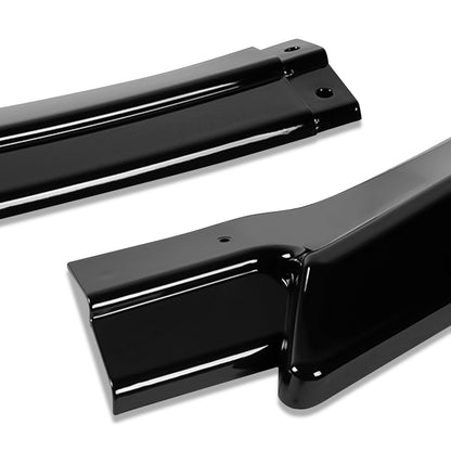 LIP FRONTAL 13-16 HYUNDAI GENESIS COUPE - REQUIRES DRILLING BUMPER FOR INSTALLATION - 3PC - PAINTED GLOSS BLACK