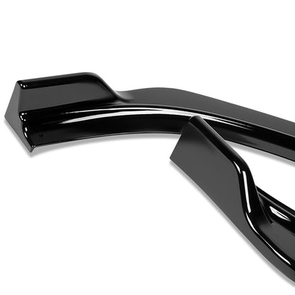 LIP FRONTAL 10-13 INFINITI G37 SEDAN - REQUIRES DRILLING BUMPER FOR INSTALLATION - 3PC - PAINTED GLOSS BLACK