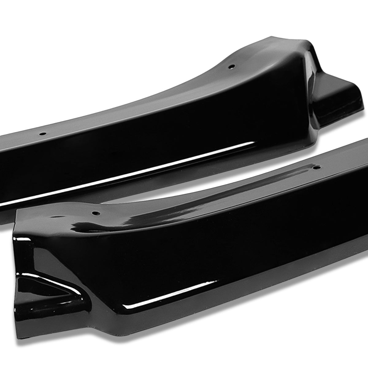 LIP FRONTAL 16-21 HONDA CIVIC - REQUIRES DRILLING BUMPER FOR INSTALLATION - 3PC - PAINTED GLOSS BLACK